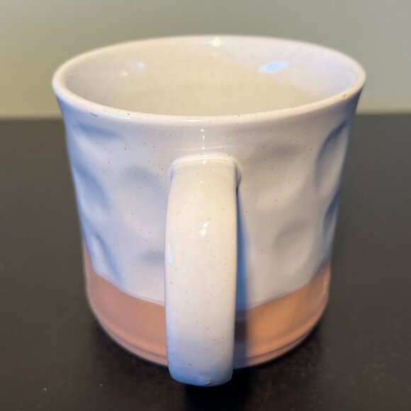 Atelier by Trudeau HAPPY Handcrafted Clay Pottery Ceramic Coffee Tea Mug ~ Hygge - Picture 3 of 8